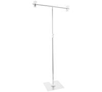 Healvian Mini Soporte de Fondo Portátil en Forma de T para Fotografía, Acero Inoxidable y Plástico, Ligero y Multiusos para Fotografía de Alimentos y Bodegones