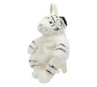 Healvian Mochila para Niños de Peluche Tigre Mochila Escolar de Dibujos Animados de Felpa Suave para Guardería y Viaje Tamaño Mediano