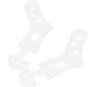 Healvian Modelos Acrílicos para Tejer Calcetines de Bricolaje, 2 Piezas, Ayuda para Proyectos de Tejido Manual, Asegura Forma y Tamaño Correctos