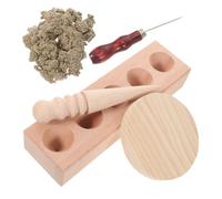 Healvian Molde Para Rollos y Conos De Moxa Grande De Haya Ecológica, Aguja Cónica De Acero Inoxidable, Multiagujeros Para Fabricación Casera, Herramienta Profesional Para Moxibustión Terapéutica