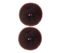 Healvian Moldeador De Moños Donut Para Cabello Fino 2 Piezas Tamaño Mediano Color Café Accesorios Para Mujeres Uso Diario Fiesta y Boda