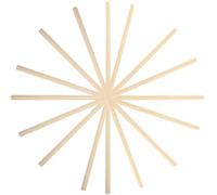 Healvian Molduras Decorativas de Madera de Paulownia y Pino Listones Triangulares Isósceles de 8 MM de Lado y 50 CM de Largo 10 Unidades para Ventanas y Mosquiteras Accesorios DIY para