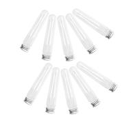 Healvian Organizador De Cordones Elásticos para Zapatos Estuche De Viaje para Guardar Cordones De Plástico Frasco con Tapa De Aluminio Transparente 10 Unidades
