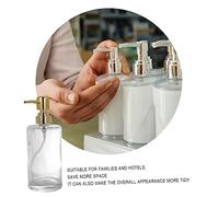 Healvian Pack De 2 Botellas De Loción Viaje 400ml Transparente Práctico Bote De Viaje Para Mujeres y Hombres