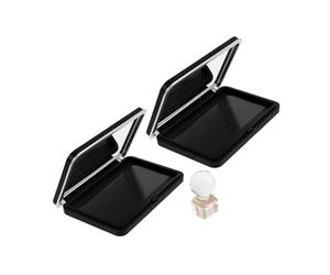 Healvian Paleta de Sombras de Ojos Vacía Magnética Caja de Sombras de Ojos para DIY Paleta de Belleza Multifuncional para Almacenar Rubor Polvo