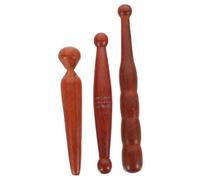 Healvian Palitos De Masaje De Pies 3 Piezas Varillas De Madera Masajeador De Puntos De Acupresión Para Reflexología Uso Profesional y Personal Hogar Viaje Relajación Cuerpo Manos