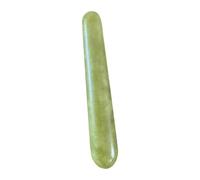 Healvian Palo De Masaje De Jade Natural Verde 1 Unidad Herramienta De Terapia De Meridianos Pluma De Acupuntura Para Masaje Corporal Cuello Hombros Espalda Uso En Bienestar y Relajación
