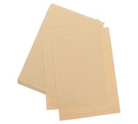 Healvian Papel Kraft Rayado B5 para Escritura a Mano 50 Hojas para Cartas y Notas Papelería de Oficina Vintage para San Valentín y Correspondencia Personal