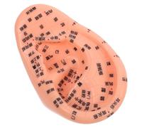 Healvian Parche De Masaje Para Oídos Modelo Simulado Reutilizable Herramienta De Acupresión Oreja Para Aprendizaje y Práctica Kit De Medicina Para Punto De Acupuntura