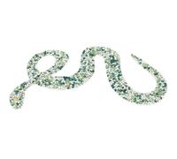 Healvian Parche Termoadhesivo para Ropa Forma Serpiente 8x17 Cm Color Verde, Parche Bordado Decorativo para Coser, Reparación y Decoración de Prendas, Parches para Espalda y Accesorios