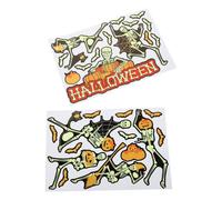 Healvian Pegatinas de Pared de Pvc que Brillan Oscuridad para Decoración de Halloween, Adhesivas, Resistentes Fiesta Temática en Color Verde