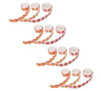 Healvian Pegatinas de Recompensa Rollo 12 Unidades Diseños de Pulgar Hacia Arriba Estrellas y Flores Adhesivas y Coloridas para Aula y Manualidades Escolares