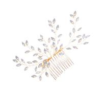 Healvian Peina De Novia Cristales Accesorio De Cabello Para Bodas Especiales Para Novias y De Honor