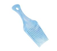 Healvian Peine Afro de Dientes Anchos para Cabello Rizado Peine de Plástico para Desenredar y Estilizar Herramienta de Cuidado para Cabello Grueso y Lacio para Hombres y Mujeres Color Azul