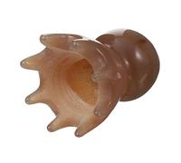 Healvian Peine De Cuerno De Yak Peine Masajeador Cuidado Del Cabello Herramienta De Masaje Antistático Para Uso El Hogar