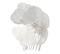 Healvian Peine De Pétalos Peine De Novia Pincel De Maquillaje Decoración De Fragancias Decoraciones De Dibujos Animados Cubierta Del Sofá Cubierta Del Gato Material Mixto Silver