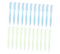 Healvian Peine Pestañas Cejas Cepillo Maquillaje 100pcs Pack Mujeres Niñas Fácil Manejo