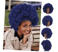 Healvian Peluca Rizada Africana para Mujeres Negras Corta y Esponjosa Peluca Afro Rizada para Fiestas Temáticas Cosplay y Uso Diario