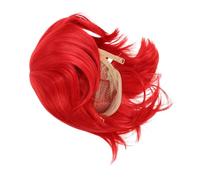 Healvian Pelucas de Anime Cortas y Rectas para Disfraces Pelucas de Fiesta Atractivas para Mujeres para Rol de Anime y Actuaciones