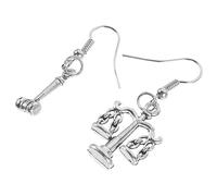 Healvian Pendientes Colgantes para Mujer con Diseño de de Justicia y de Juez y Elegantes Joyería para Abogados Sofisticado y Resistente al