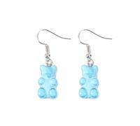 Healvian Pendientes retro de dibujos animados creativos homólogos lindos para las mujeres Joyería única para ocasiones especiales, 3.7x1cm, Plástico, resina, Sin piedra preciosa