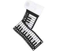 Healvian Piano Incorporado Portátil Electrónico de Teclas Enrollable 49 Altavoz y Material de Silicona Adultos Adecuado para Aprender Música