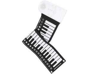 Healvian Piano Incorporado Portátil Electrónico de Teclas Enrollable 49 Altavoz y Material de Silicona Adultos Adecuado para Aprender Música