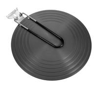 Healvian Placa Difusora de Calor Diseño Plegable de Aluminio Negra para Cocina Conveniente y Distribución Rápida de Calor Varios estilos Adecuado para Encimeras de Varios estilos