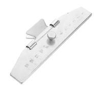 Healvian Plantilla para Flechas Metálica Ajustable Abrazaderas Reemplazables para Flechas Caseras de Tiro Kit de Emplumado Rápido para Deportes al Aire Libre Color Plateado