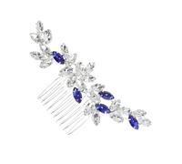 Healvian Postizo De Pelo Con De y Lateral Adorno Vintage Para Bodas Lateral Con Gemas De Imitación Para Mujer