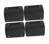 Healvian Protectores de Esquinas de Plástico Negro Cubiertas Decorativas y Resistentes 4 Piezas Anticolisión para Maletas para Bordes de Equipaje