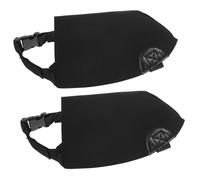 Healvian Protectores para Botas de Esquí y Cubrezapatillas de Senderismo Resistentes Costura, Plegables y Anticongelantes para Mantener el Calor en Actividades al Aire Libre