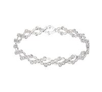 Healvian Pulsera De Doble Propósito Para Mujer Anillo Elastico De Joyería De Mano Pulsera De Anillo De Transformación De Dedo Extensible Joyería De Mano Para Uso Diario