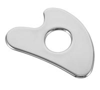 Healvian Raspador Facial De Acero Inoxidable En Forma De Corazón 1 Unidad Tamaño Pequeño Tabla De Raspar Reutilizable Masajeador Muscular Para Rostro Cuello y Cuerpo Uso Diario