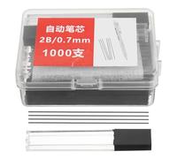Healvian Recambio de Núcleos 2B para Portaminas 07 MM Grafito de Resina Resistente a Roturas 1000 Unidades de 6 CM para Dibujo Escritura y Material Escolar Profesional