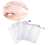 Healvian Red Espumosa Doble Capa para Jabón 5 Unidades Tamaño Estándar Limpieza Corporal Cordón Color Aleatorio Uso Manual Herramienta