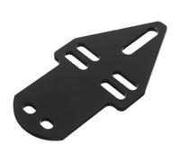 Healvian Reemplazo de Placa de Montaje Metálica para Reposabrazos de Silla de Juego y Oficina, Accesorios para Brazos 5 Orificios, Compatible Tubos Planos de 2 Cm, Soporte Resistente