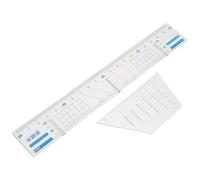 Healvian Regla para Dibujar Pentagramas con Líneas Paralelas Herramienta para Escritura y Dibujo para Exámenes y Caligrafía Manual