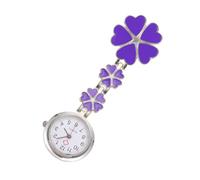 Healvian Reloj de Enfermera Cinco Corazones, Aleación de Zinc Resistente, Diseño Sencillo para Enfermeras y Estudiantes, Reloj de Bolsillo Práctico para Hospital, Obsequio para Mujer