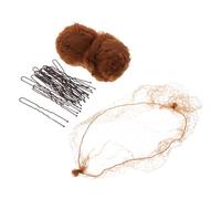 Healvian Rizador De Pelo Redecilla Para Moño De Ballet Cubremoño De Malla Elástica Para Mujer Accesorios Para Cabello Desechable Para De Moño Fiesta o Diario