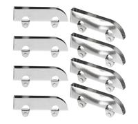 Healvian rodillos para puertas corredizas de vidrio, polea deslizante de hierro y acero, 8 piezas, diámetro interior 5 MM, para muebles y vitrinas