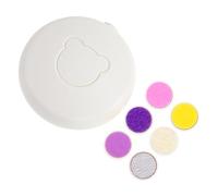 Healvian Set de Cortaúñas Eléctrico para Niños en Abs Blanco, Ligero y Seguro con Cabezales de Repuesto y Cepillo, Adecuado para Cuidado Infantil