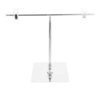 Healvian Soporte Ajustable para Banner en Forma de T Soporte Metálico para Póster de Escritorio Exhibición para Interiores y Exteriores para Cartel Publicitario para Tienda