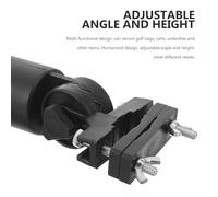 Healvian Soporte Ajustable para Paraguas de Carrito de Golf Soporte de Plástico Resistente Color Negro Tamaño 225 X 41 CM Accesorio para Golf para Protección contra Sol y Lluvia