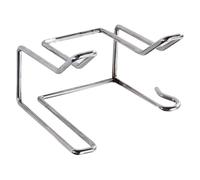 Healvian Soporte de Secador de Pelo Montado Pared de Acero Inoxidable sin Taladro Estante Compacto para Baño Organizador Práctico y Fácil de Instalar Ahorro de Espacio