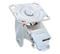 Healvian Soporte Giratorio para Ruedas de Muebles con Freno Bastidor Metálico Resistente de 4 Pulgadas Alta Capacidad de Carga para Objetos Pesados Adecuado para Uso Industrial y