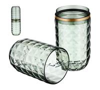 Healvian Soporte Organizador para Cepillos de Dientes de Viaje Taza Doble Resistente y Reutilizable para Almacenamiento y Enjuague Accesorio Práctico para Camping y