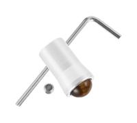 Healvian Soporte para Diapasón de Meditación Estable 12 Mm Base Antideslizante de Cristal Color Amarillo para Accesorios y Terapia de Sonido en Yoga y Relajación