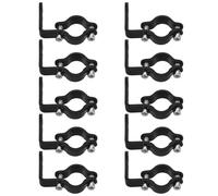 Healvian Soporte para Foco de Motocicleta 10 Piezas Abrazadera de Tubo Resistente Intemperie Montaje para Luces LED de Scooter y Faros Delanteros para Uso Carretera y Todo Terreno