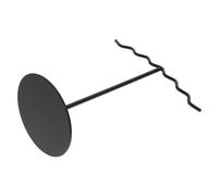 Healvian Soporte Para Joyería De Metal En Forma De t Negro, Expositor Compacto Para Pendientes y Collares, Estante Para Exhibición De Joyas Para Hogar y Tienda